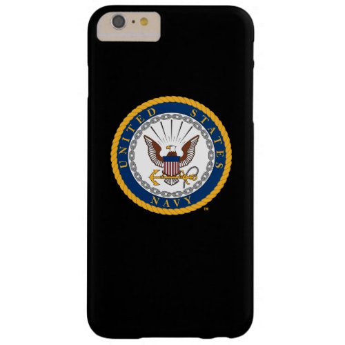 US Navy  Navy Emblem Barely There iPhone 6 Plus Case