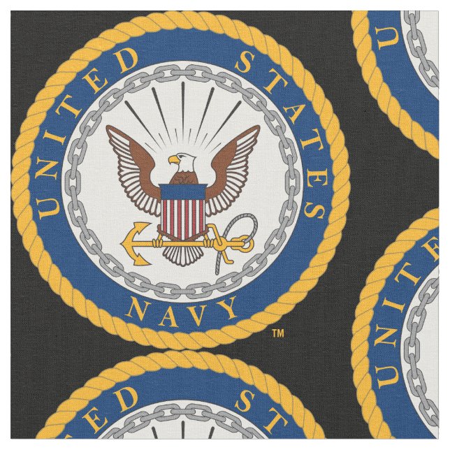 U.S. Navy | Navy Emblem Fabric (Close Up)