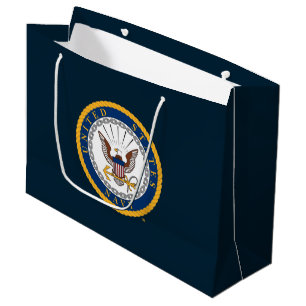 U.S. Navy Navy Emblem Large Gift Bag