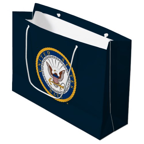 US Navy  Navy Emblem Large Gift Bag