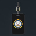 U.S. Navy | Navy Emblem Luggage Tag<br><div class="desc">Show your pride and honor for the US Navy with this classic design featuring the iconic Navy emblem. Perfect for celebrating service,  dedication,  and tradition,  this design is ideal for Navy personnel,  veterans,  and supporters.</div>