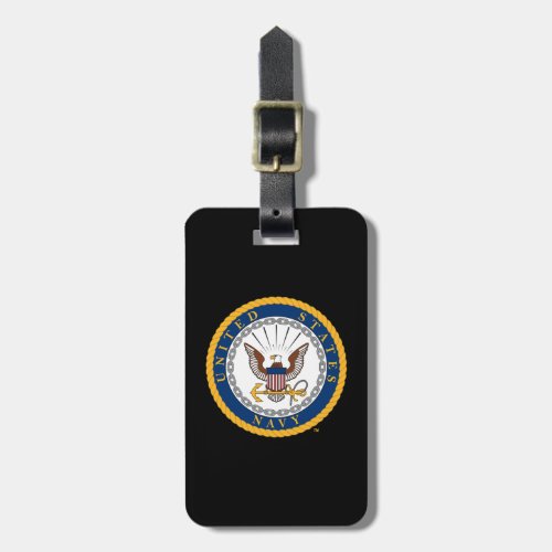 US Navy  Navy Emblem Luggage Tag