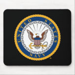 U.S. Navy | Navy Emblem Mouse Pad<br><div class="desc">Show your pride and honor for the US Navy with this classic design featuring the iconic Navy emblem. Perfect for celebrating service,  dedication,  and tradition,  this design is ideal for Navy personnel,  veterans,  and supporters.</div>