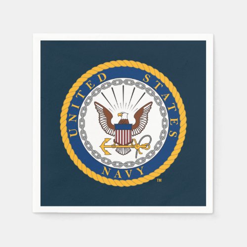US Navy  Navy Emblem Napkins