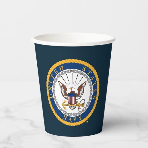 US Navy  Navy Emblem Paper Cups