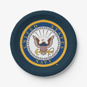 U.S. Navy Navy Emblem Paper Plates