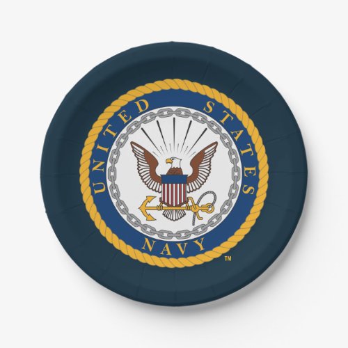 US Navy  Navy Emblem Paper Plates