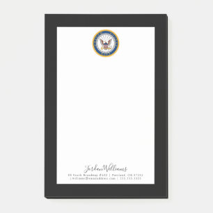 U.S. Navy   Navy Emblem Post-it Notes