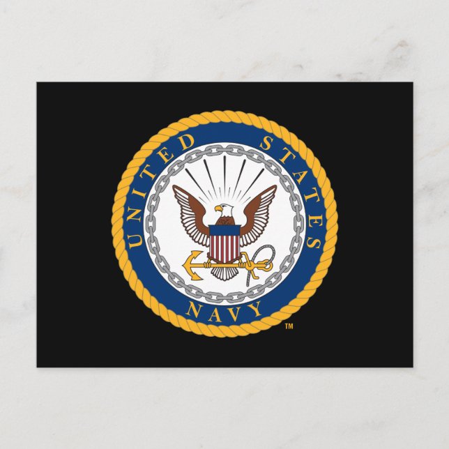 U.S. Navy | Navy Emblem Postcard (Front)