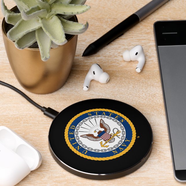U.S. Navy | Navy Emblem Wireless Charger (Desk 2)