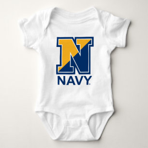 U.S. Navy Navy Initial N Baby Bodysuit