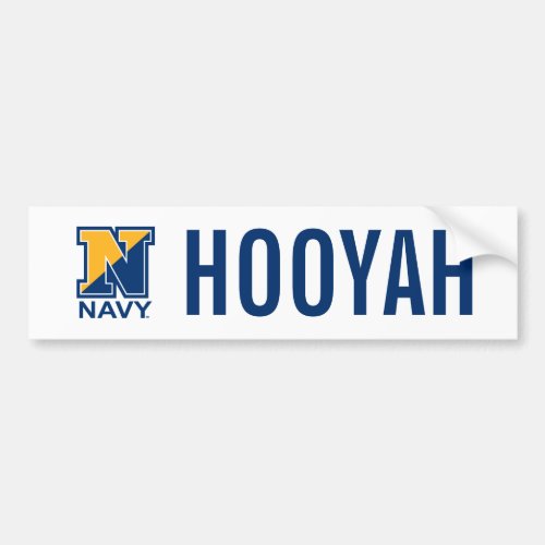 US Navy  Navy Initial N Bumper Sticker
