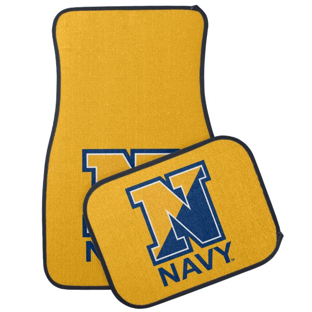 U.S. Navy | Navy Initial N Car Floor Mat (Set)