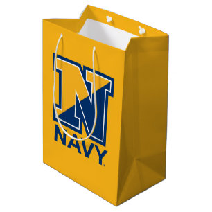 U.S. Navy   Navy Initial N Medium Gift Bag