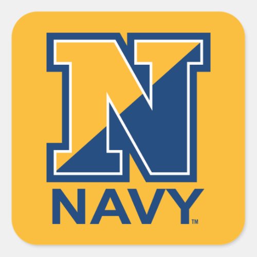 US Navy  Navy Initial N Square Sticker