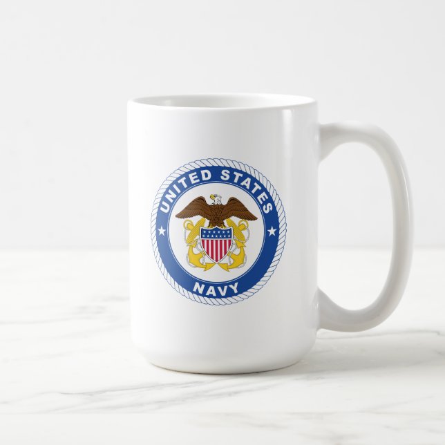 U.S. Navy | Officer Crest Coffee Mug (Right)