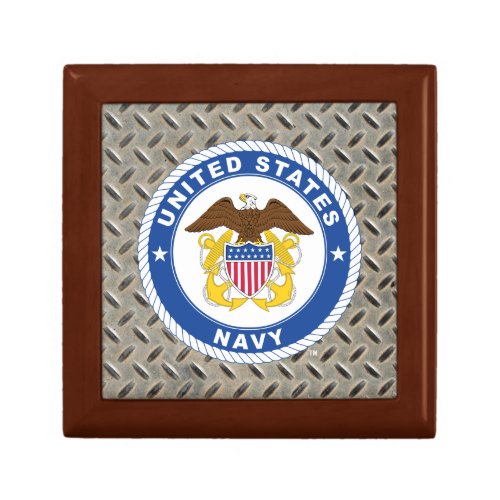 US Navy  Officer Crest Keepsake Box