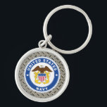 U.S. Navy | Officer Crest Keychain<br><div class="desc">Showcase your pride in the US Navy with this bold design featuring the Officer Crest. Perfect for honoring service,  tradition,  and dedication,  this iconic design is ideal for Navy officers,  veterans,  and supporters who appreciate the Navy's commitment to excellence.</div>