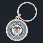 U.S. Navy | Officer Crest Keychain<br><div class="desc">Showcase your pride in the US Navy with this bold design featuring the Officer Crest. Perfect for honoring service,  tradition,  and dedication,  this iconic design is ideal for Navy officers,  veterans,  and supporters who appreciate the Navy's commitment to excellence.</div>