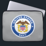 U.S. Navy | Officer Crest Laptop Sleeve<br><div class="desc">Showcase your pride in the US Navy with this bold design featuring the Officer Crest. Perfect for honoring service,  tradition,  and dedication,  this iconic design is ideal for Navy officers,  veterans,  and supporters who appreciate the Navy's commitment to excellence.</div>