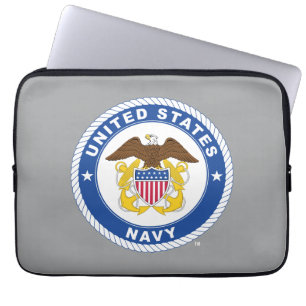 U.S. Navy Officer Crest Laptop Sleeve