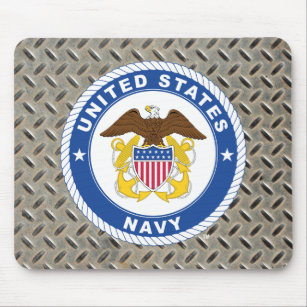 U.S. Navy   Officer Crest Mouse Pad