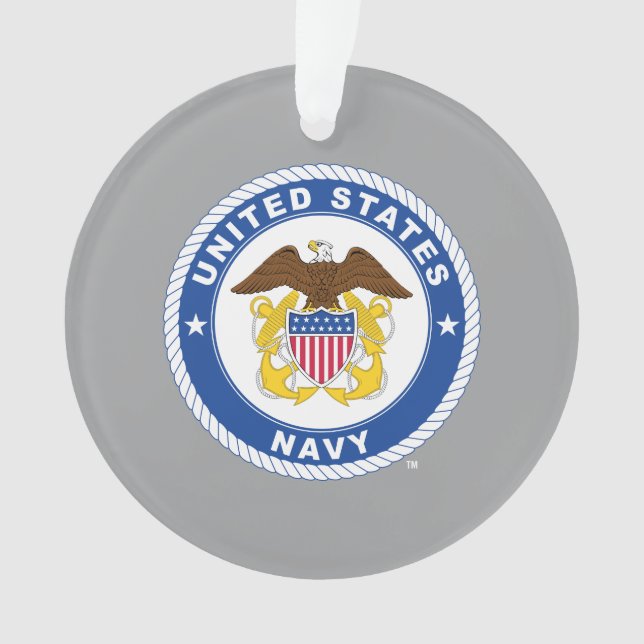 U.S. Navy | Officer Crest Ornament (Front)