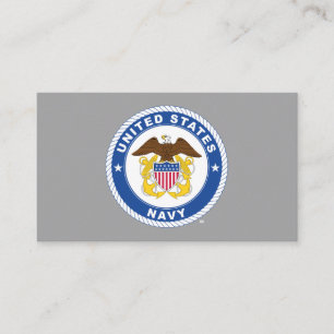 U.S. Navy Officer Crest Place Card