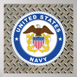 U.S. Navy Officer Crest Poster