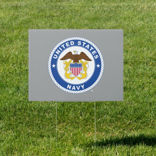 U.S. Navy | Officer Crest Sign (Insitu)