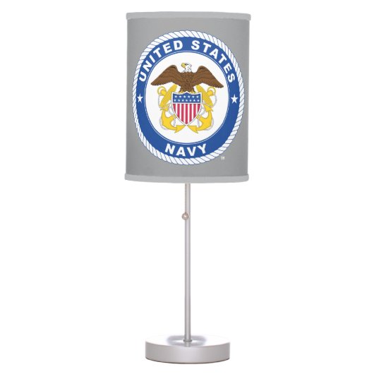 U.S. Navy | Officer Crest Table Lamp (Front)