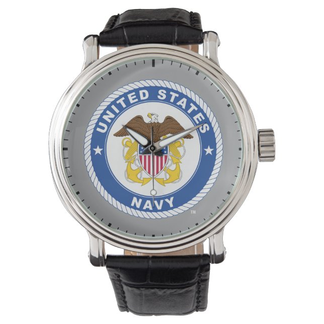 U.S. Navy | Officer Crest Watch (Front)