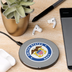U.S. Navy Officer Crest Wireless Charger