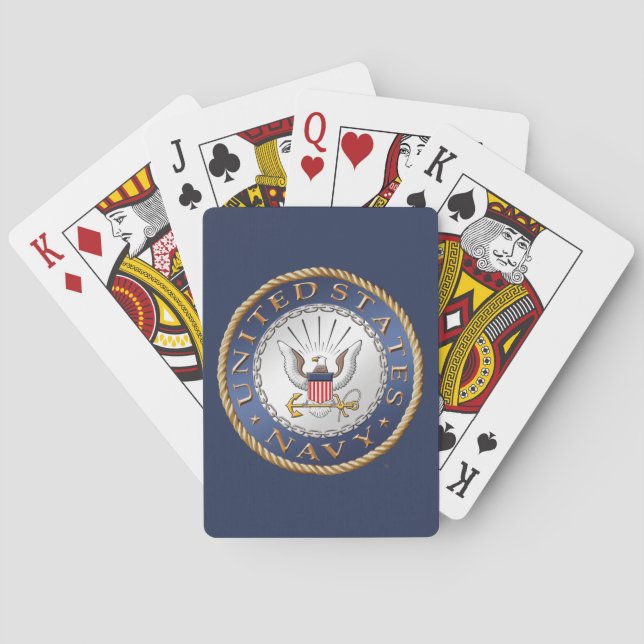 U.S. Navy Poker Playing Cards (Back)