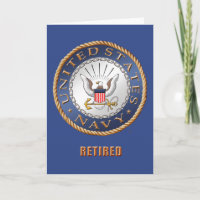 U.S. Navy Retired Cards