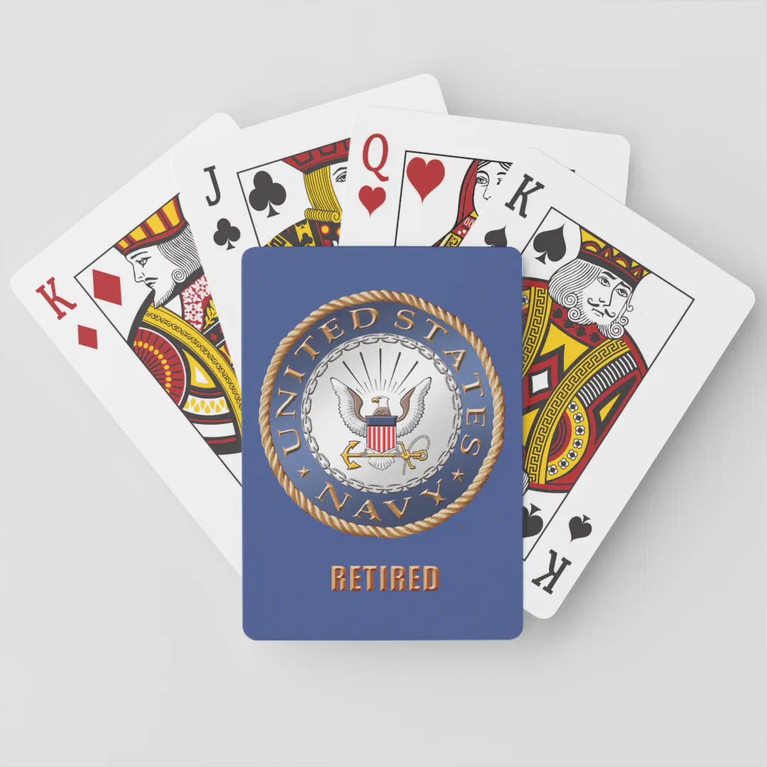 U.S. Navy Retired Classic Playing Cards (Back)