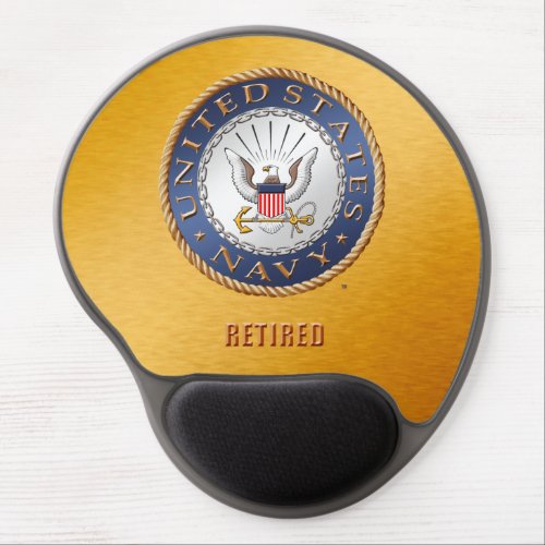 US Navy Retired Gel Mousepad