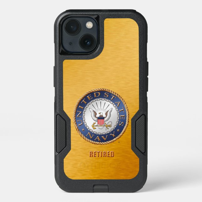 U.S. Navy Retired iPhone & Samsung Otterbox Cases (Back)
