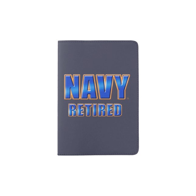 U.S. Navy Retired Passport Holde Passport Holder (Front)