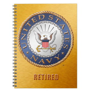 U.S. Navy Retired Spiral Photo Notebook