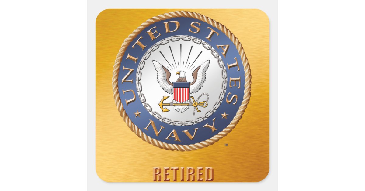 U.S. Navy Retired Sticker