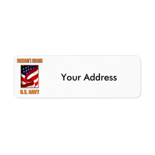 U.S. Navy Return Address Labels