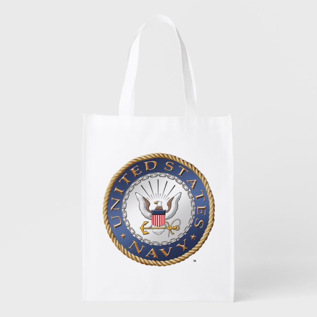 U.S. Navy Reusable Grocery Bag (Front)