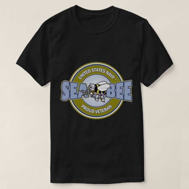 U.S. Navy Sea Bee Veteran T-Shirt (Design Front)