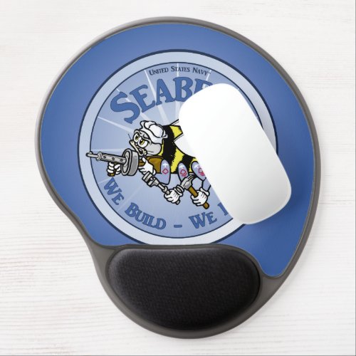 US Navy Seabee Gel Mouse Pad