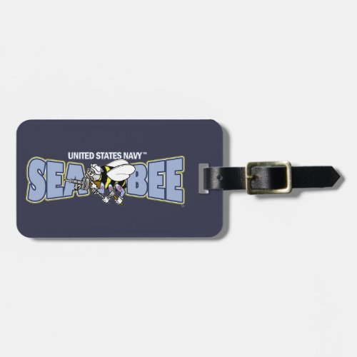 US Navy Seabee Luggage Tag