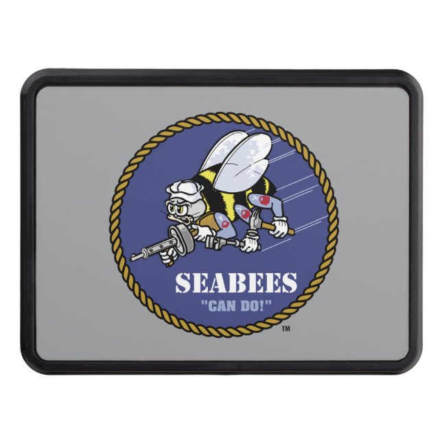 U.S. Navy | Seabees Hitch Cover (Front)