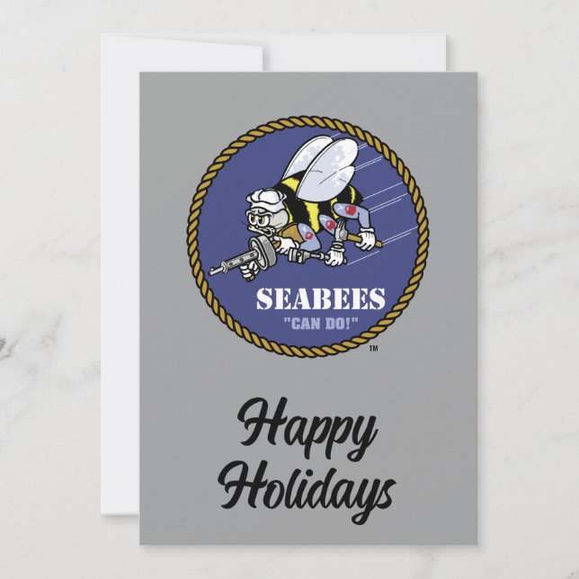 U.S. Navy | Seabees Holiday Card (Front)