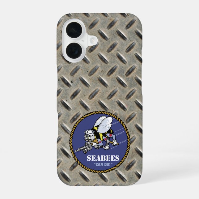 U.S. Navy | Seabees Iphone Case (Back)