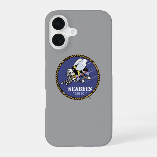 U.S. Navy | Seabees Iphone Case (Back)